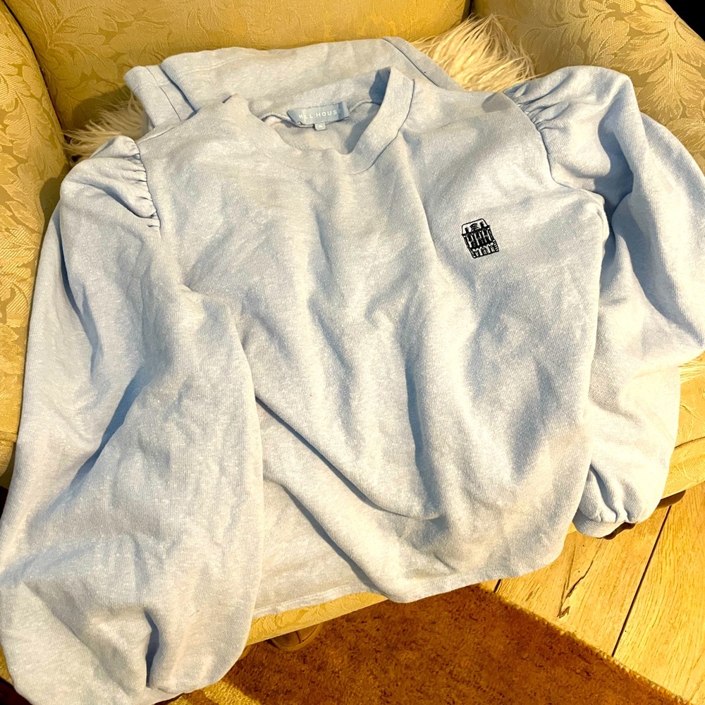 LOVELY ROMANTIC HILL HOUSE LOUNGE SET | The Teddy Top and Pants in Powder Blue